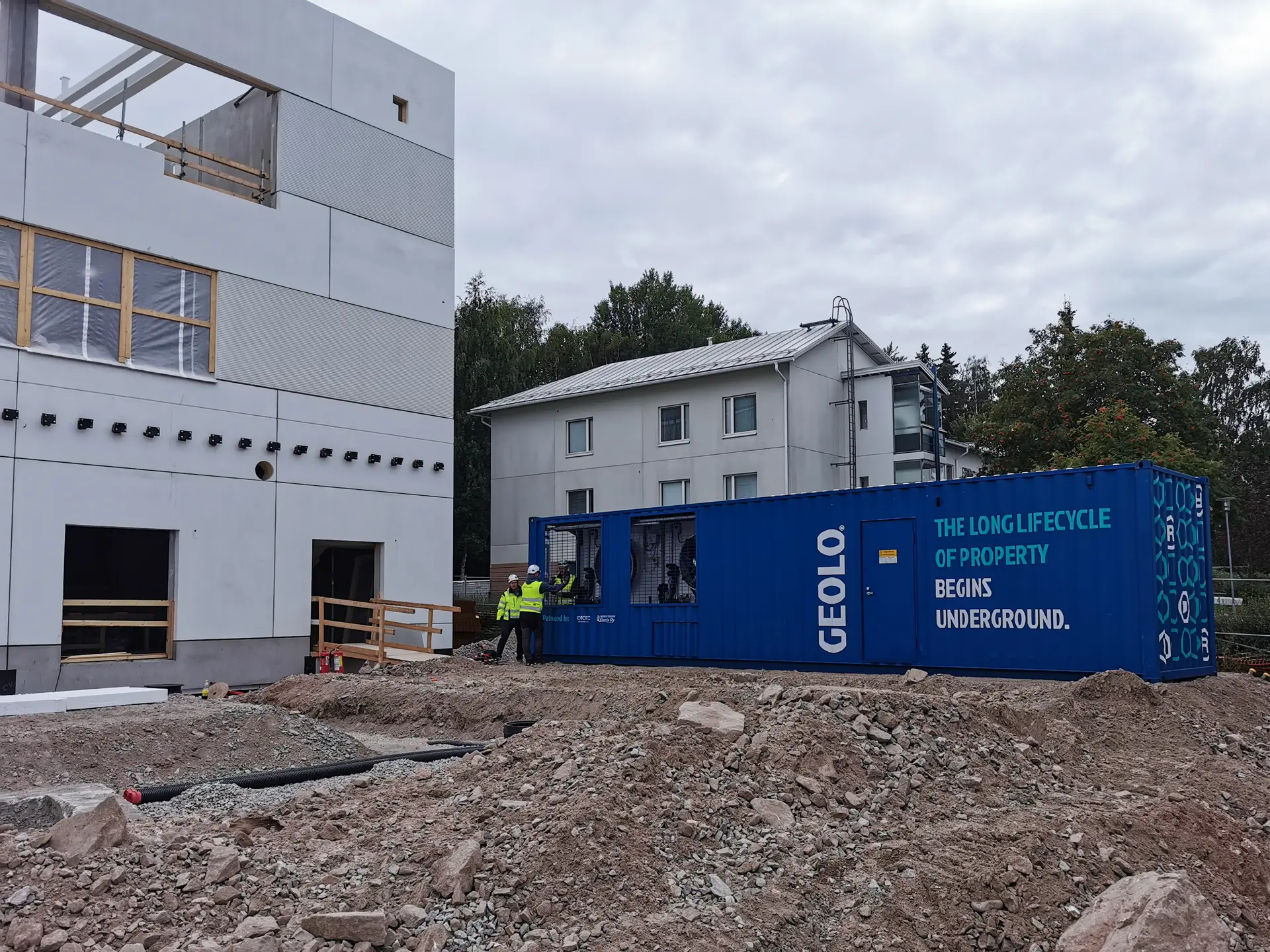 Geolo asennus SRV Matinkylän lukio 1.jpg