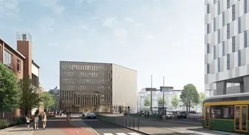 Puurakenteinen kaupunkikortteli Wood City täydentyy elinkaariviisaalla toimistorakennuksella – Jätkäsaareen rakentuvan WithSecuren pääkonttorin peruskivi muurattiin tänään