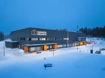 Varastokirjaston uusi rakennus Kuopiossa valmis –135 kilometriä hyllytilaa mahdollistaa myös tulevaisuuden kasvun