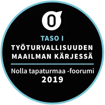 SRV kärkisijalle Nolla tapaturmaa -foorumin turvallisuusluokituksessa