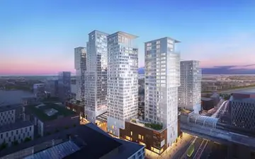 SRV and Kojamo signed a contract for Kompassi – Construction of the third residential tower in Helsinki Kalasatama begins